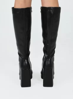 Princess Polly Montgomery Boot Matte Black -Fashion shoes 3 f14a8c71 5b43 4a9c b45a fd71564ec4a7