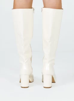 Princess Polly Marianne Boots Cream -Fashion shoes 3 f9ff083c b239 41fc bdcd 31554c6683fe