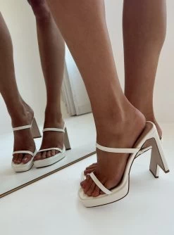 Princess Polly Yelda Heels White -Fashion shoes 4 240b9de0 2be3 4c92 8a57 e3e0972eebe2