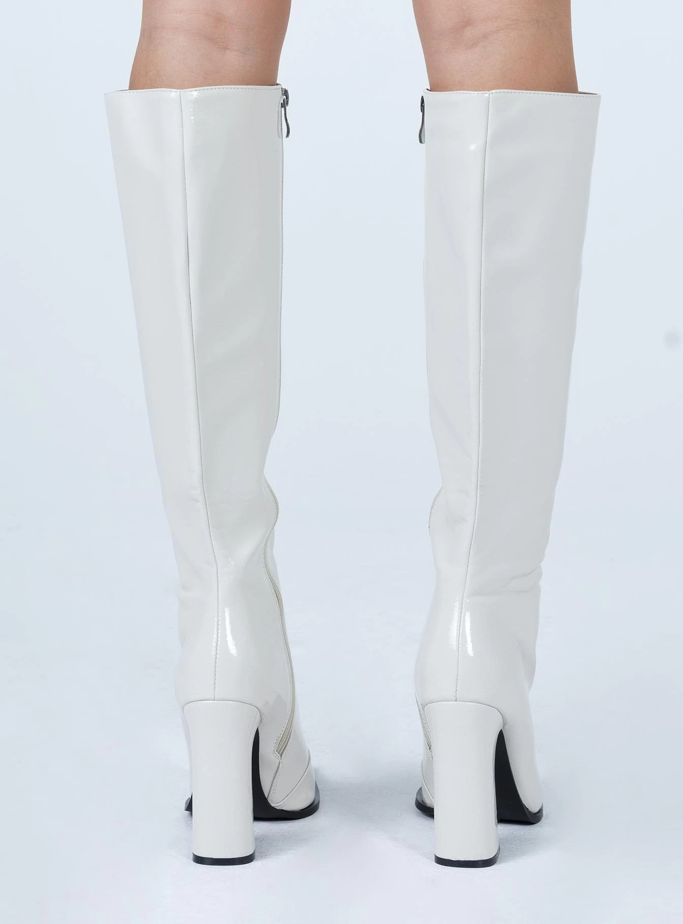 Princess Polly Mercury Boots Off White 5 Princess Polly Mercury Boots Off White - Image 5