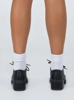 Princess Polly Mackenzie Flat Black -Fashion shoes 4 ab388420 7ad0 4fe6 914a 16295a041e4e