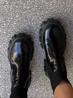 Princess Polly A La Mode Ribbed Sock Boots -Fashion shoes A LA MODE RIBBED SOCK BOOTS 1ff43da0 3e64 4c90 b535 8816d7e22f77