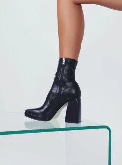 Princess Polly Eastern Boots Black