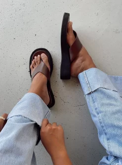 Princess Polly Remi Sandal Chocolate