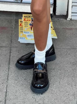 Princess Polly Unchained Patent Loafer