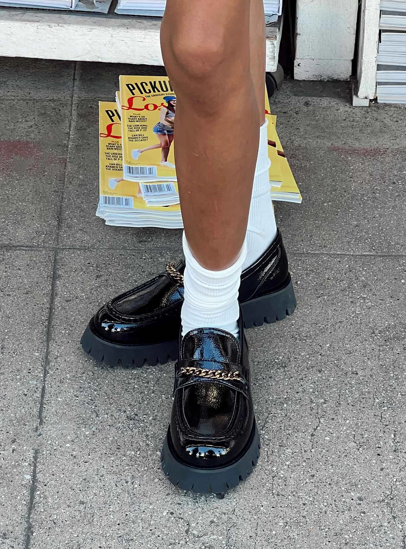 Princess Polly Unchained Patent Loafer 1 Princess Polly Unchained Patent Loafer