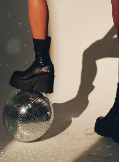 Windsor Smith Found Black Stretch Sock Boot -Fashion shoes WINDSOR SMITH FOUND BLACK SOCK STRETCH BOOTS